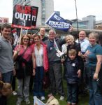 Salford Teachers Strike 